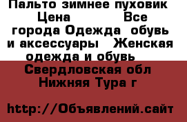 Пальто зимнее пуховик › Цена ­ 2 500 - Все города Одежда, обувь и аксессуары » Женская одежда и обувь   . Свердловская обл.,Нижняя Тура г.